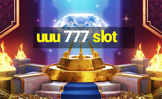 uuu 777 slot