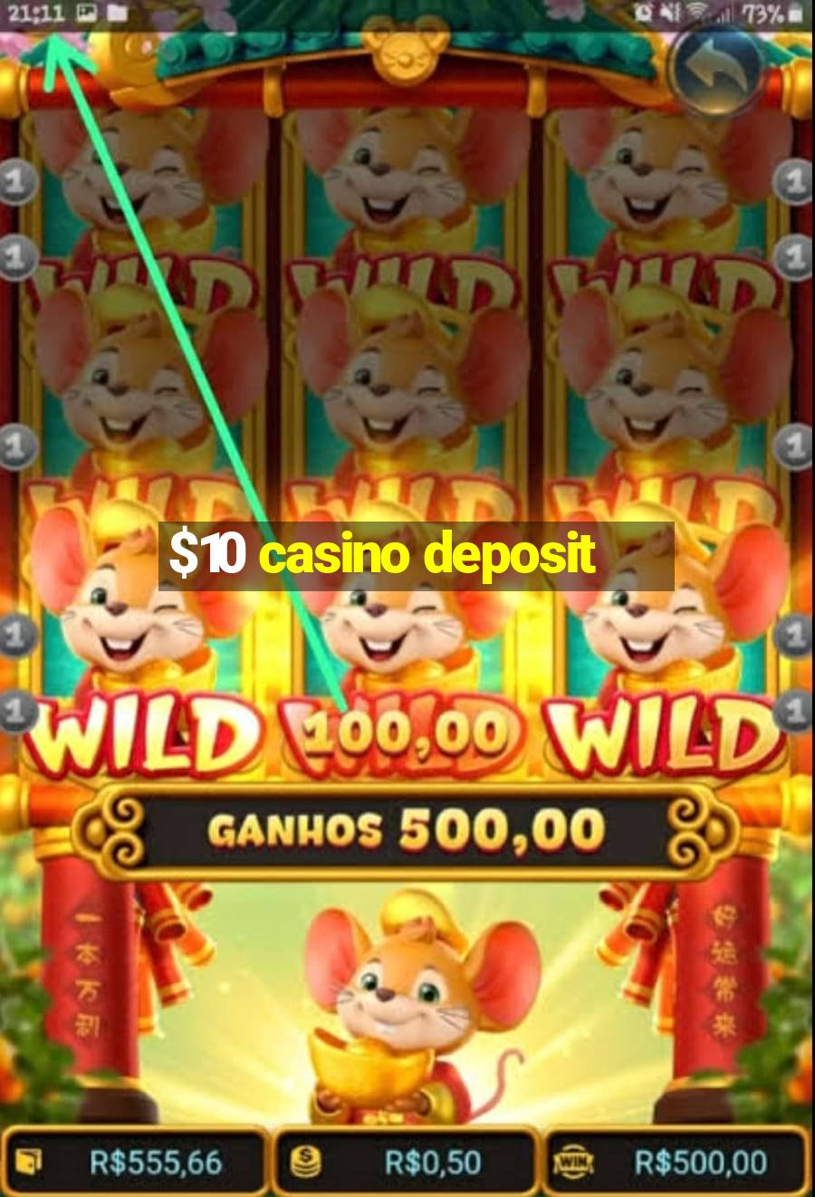 $10 casino deposit