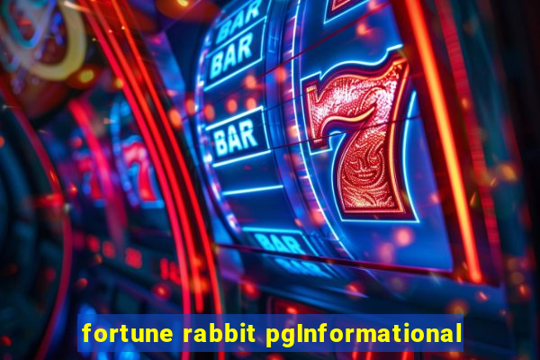 fortune rabbit pgInformational