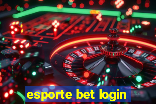 esporte bet login