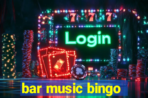 bar music bingo