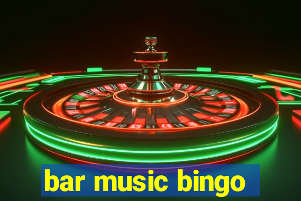 bar music bingo