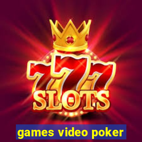 games video poker