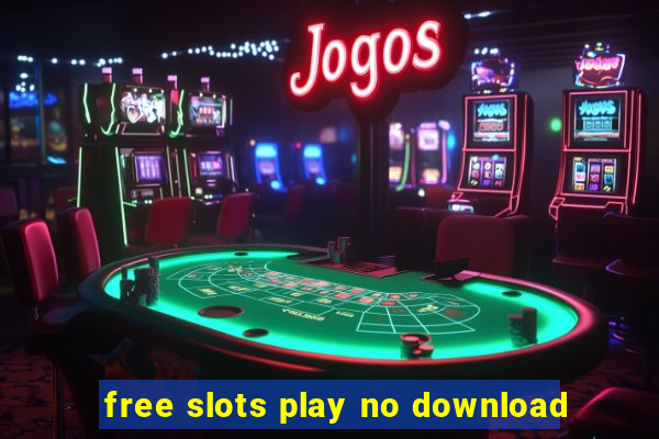 free slots play no download