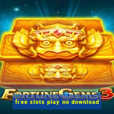 free slots play no download