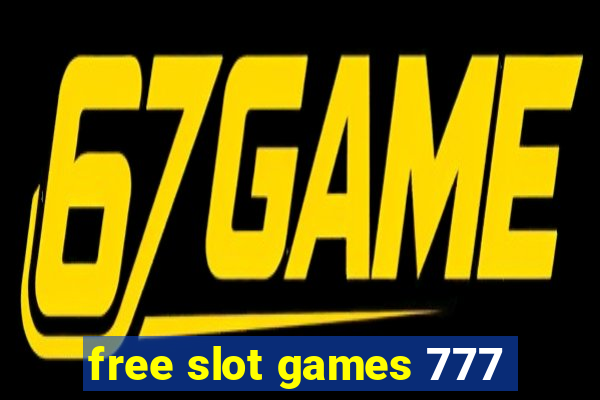 free slot games 777