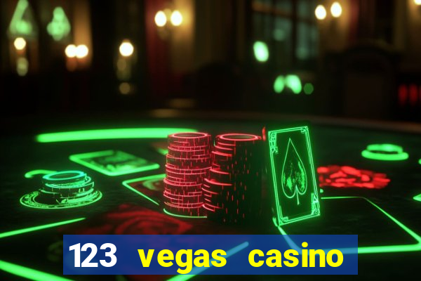 123 vegas casino login page