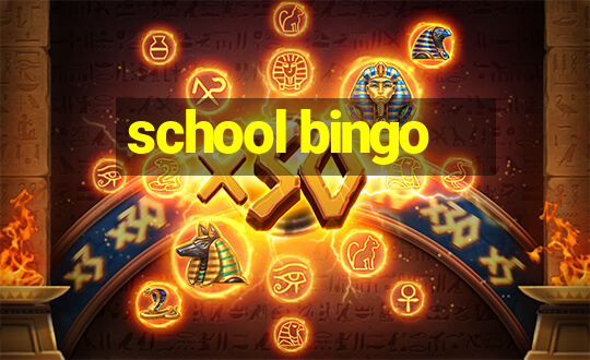 school bingo