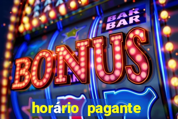 horário pagante fortune tiger