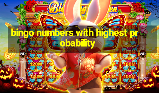 bingo numbers with highest probability