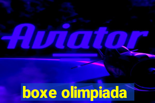 boxe olimpiada