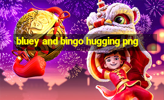 bluey and bingo hugging png