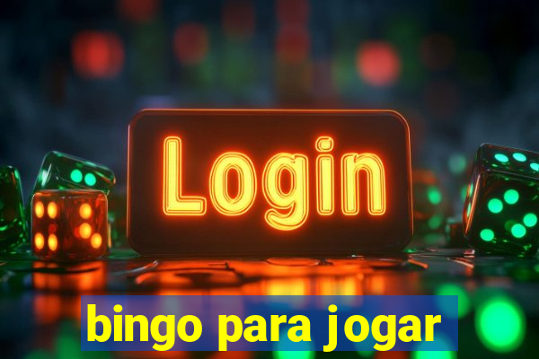 bingo para jogar