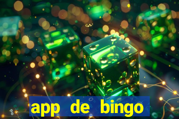 app de bingo valendo dinheiro