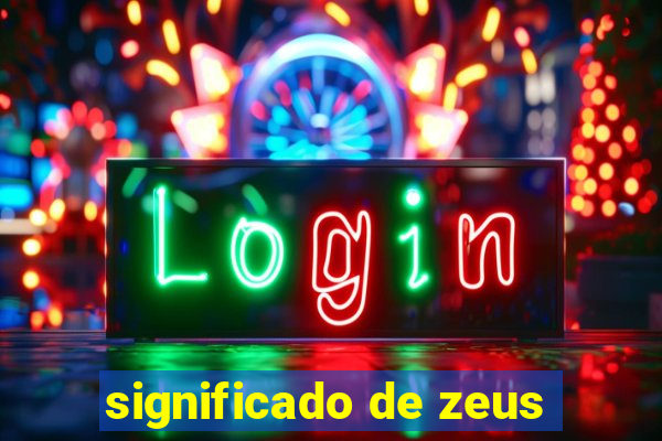 significado de zeus