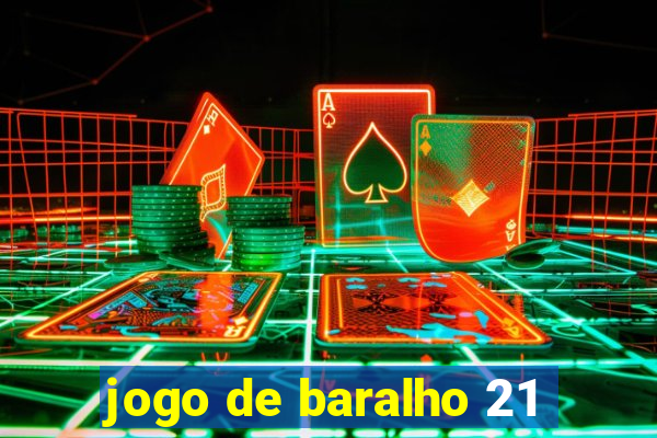 jogo de baralho 21