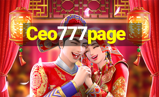 Ceo777page