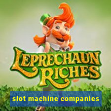 slot machine companies