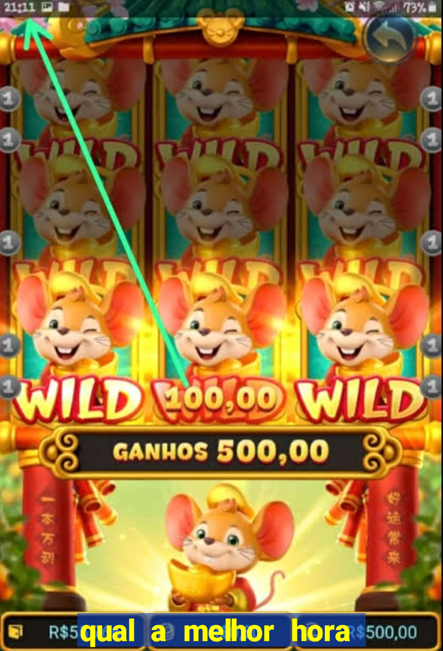 qual a melhor hora para jogar fortune tiger