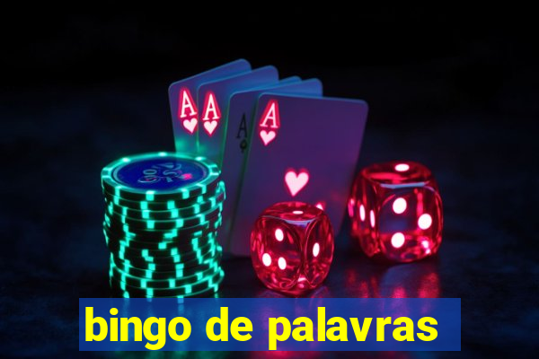 bingo de palavras