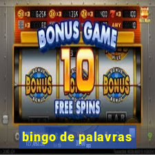 bingo de palavras