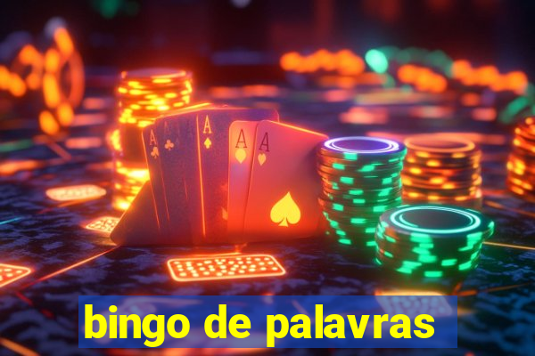 bingo de palavras