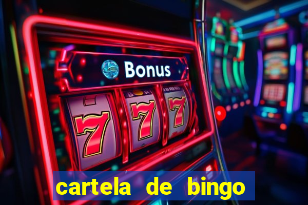 cartela de bingo para cha revela??o