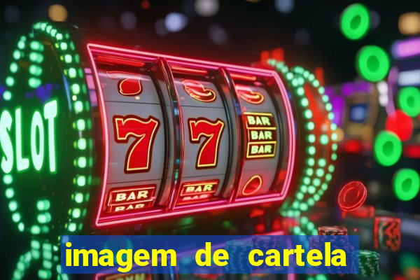 imagem de cartela de bingo