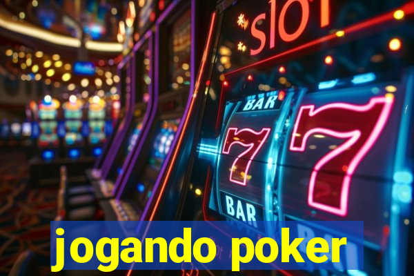 jogando poker