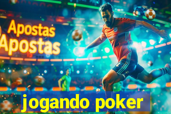 jogando poker