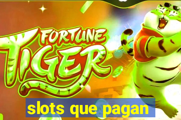 slots que pagan