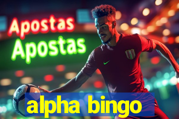 alpha bingo