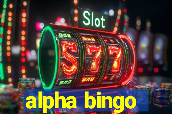 alpha bingo