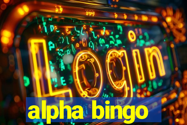 alpha bingo