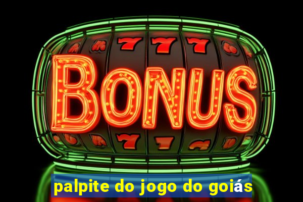 palpite do jogo do goiás