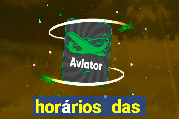 horários das plataformas de jogos