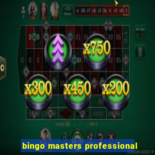 bingo masters professional