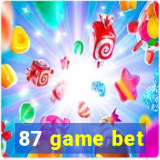 87 game bet