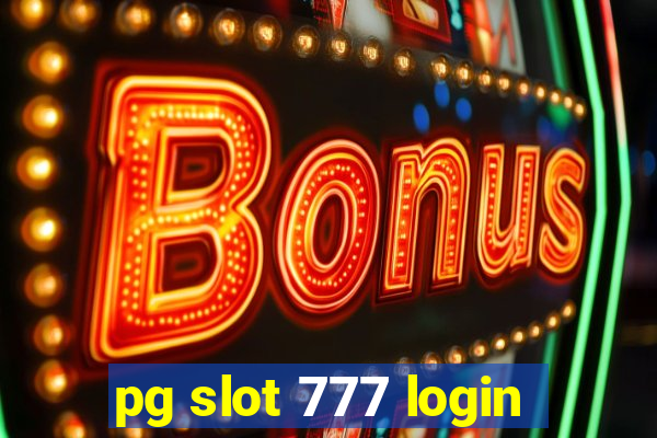 pg slot 777 login