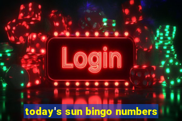 today's sun bingo numbers