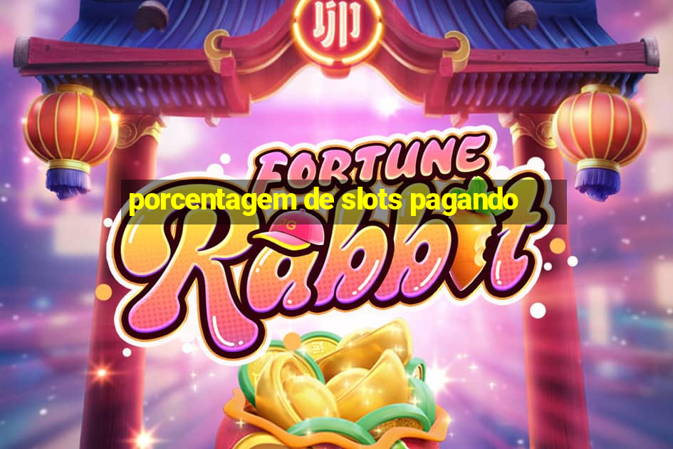 porcentagem de slots pagando