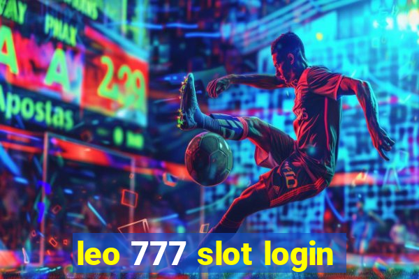 leo 777 slot login