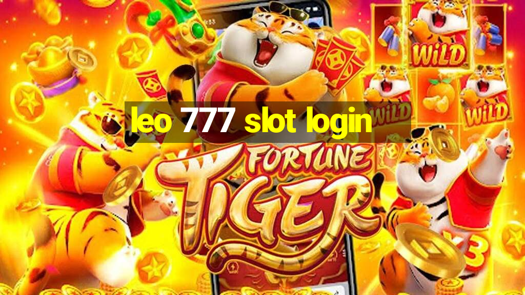 leo 777 slot login