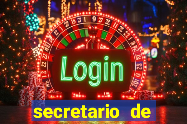 secretario de esporte salario