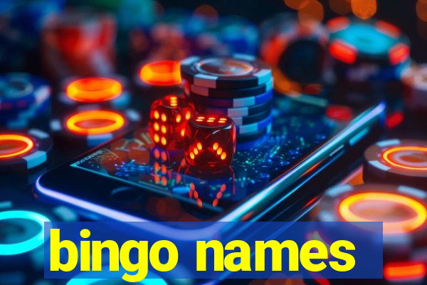 bingo names