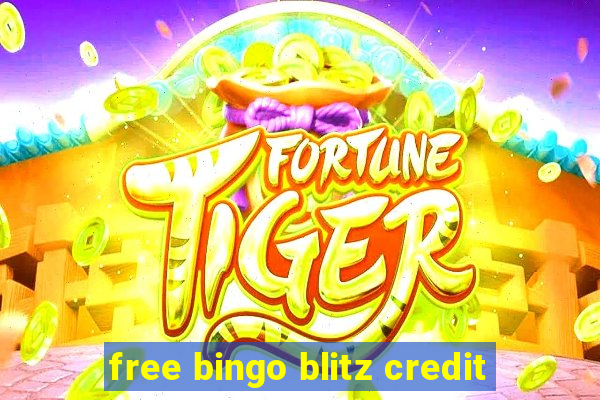 free bingo blitz credit