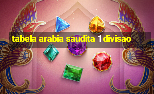 tabela arabia saudita 1 divisao