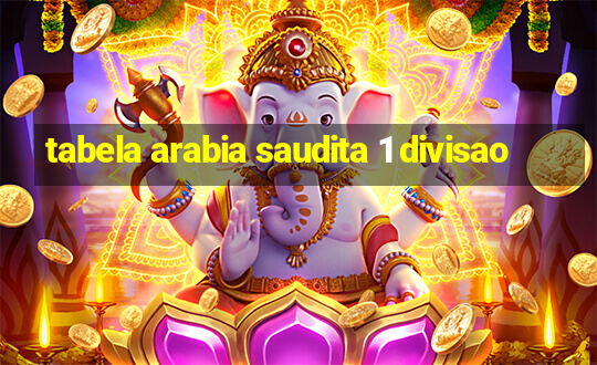 tabela arabia saudita 1 divisao