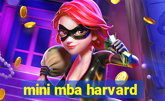 mini mba harvard