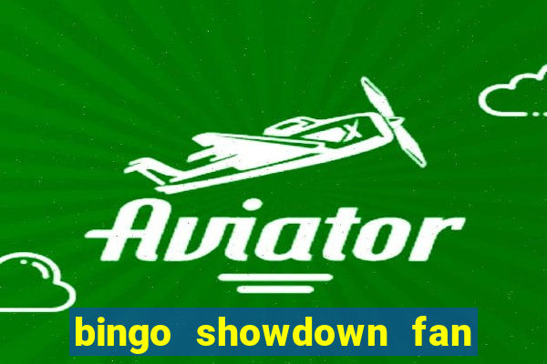 bingo showdown fan page freebies